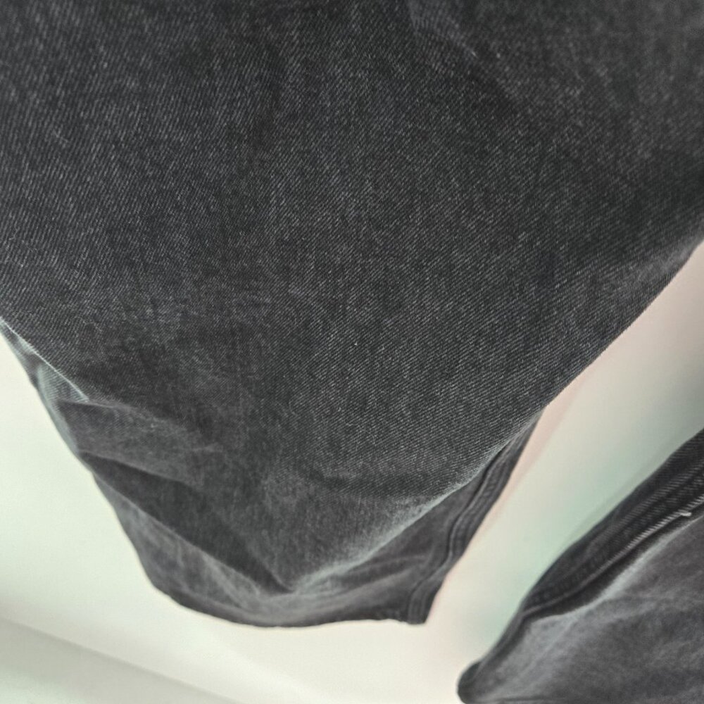 Abercrombie and Fitch Black Curve 90s High-Rise Split Hem Jeans 36L/22L - Picture 6 of 12